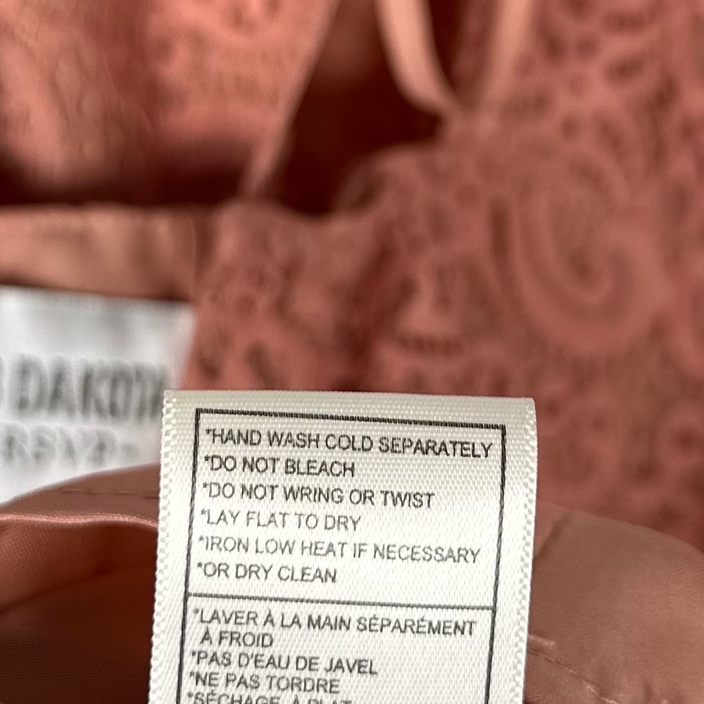 π
½π
΄π BB Dakota Lace Cold Shoulder Dress in Misty Rose, Size 4 - Picture 11 of 17